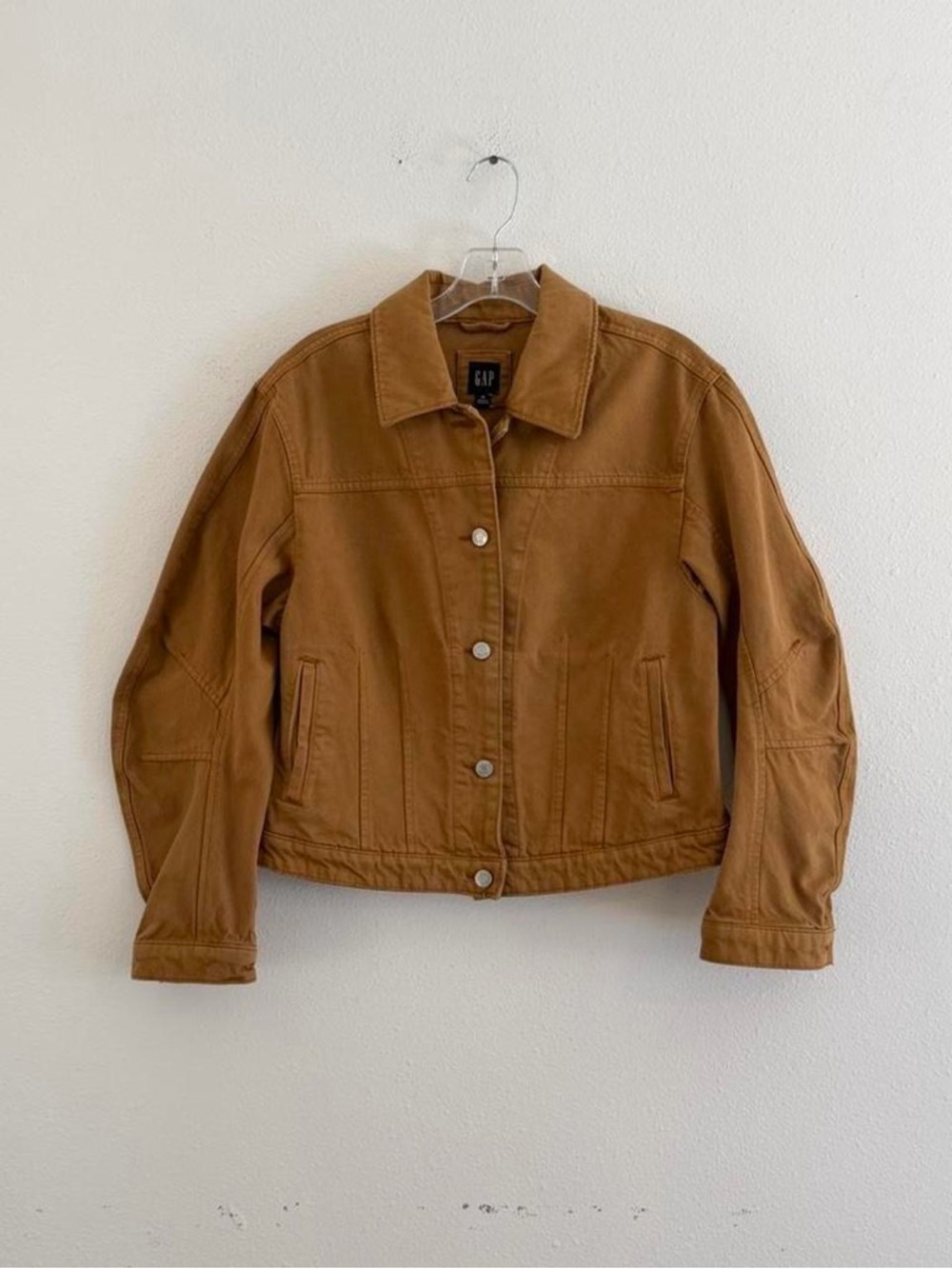 GAP Women's Tan Cotton Trucker Jacket